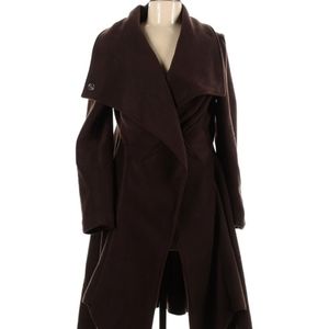 Brown trench coat